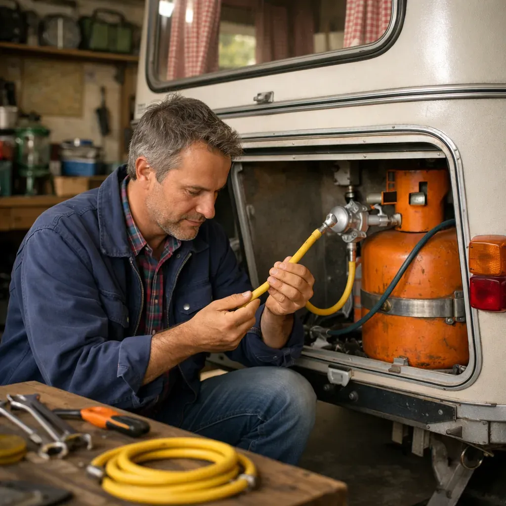 Contrôler visuellement un flexible de gaz