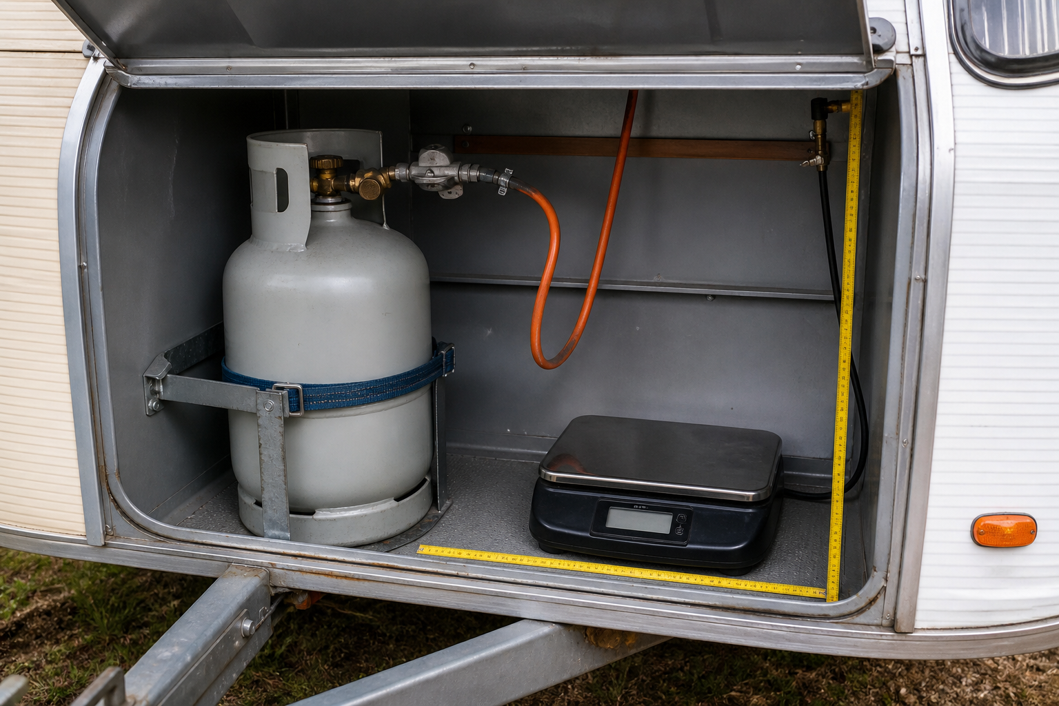 Le poids d’une bouteille de gaz se calcule avant le départ