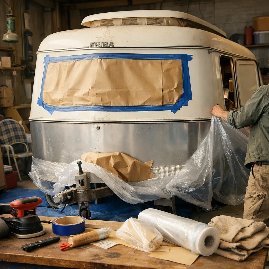 Protéger les surfaces pendant une petite réparation