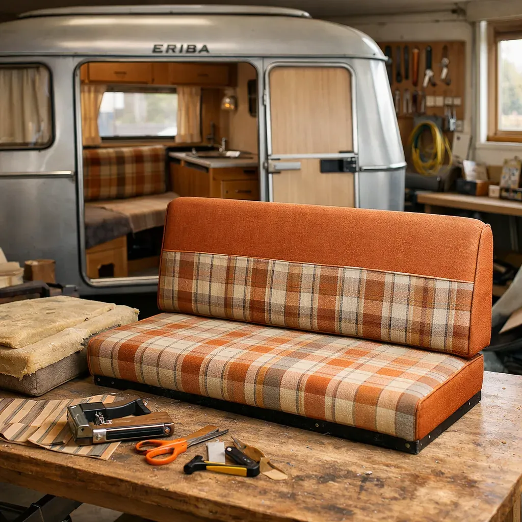 Rénover une banquette de caravane sans perdre de place